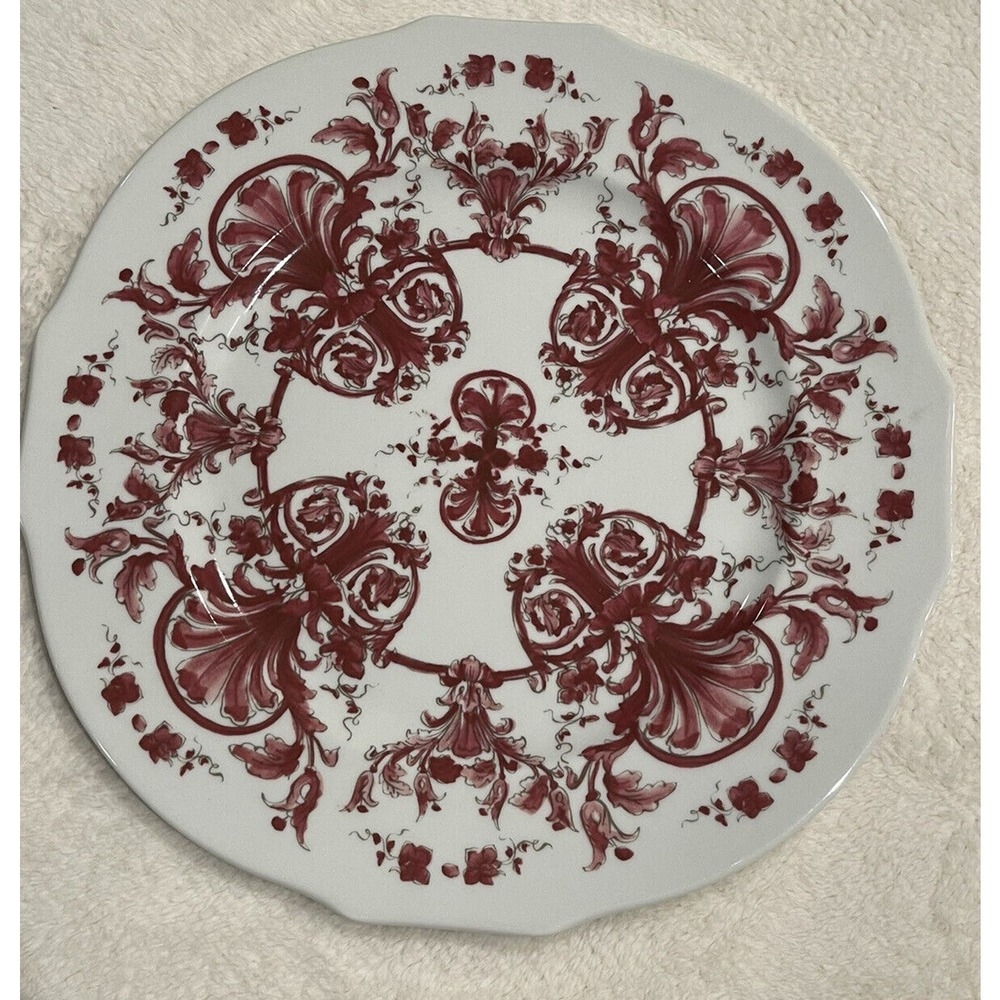 Richard Ginori 1735 Babele Rosso Service Plate 12 1/4″ – Duchessa - Picture 3 of 4